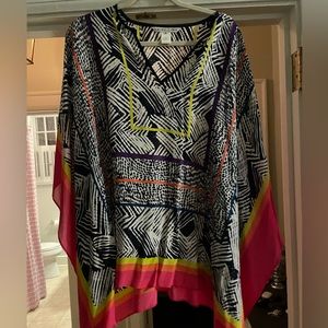 Trina Turk brand size large (L) 100% tunic/ poncho